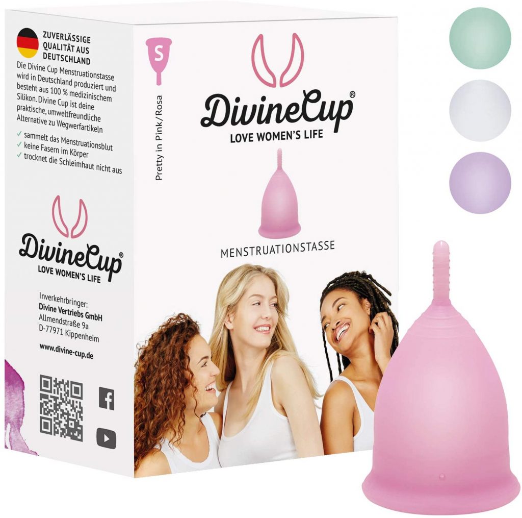 DIVINE CUP copa menstrual rosa