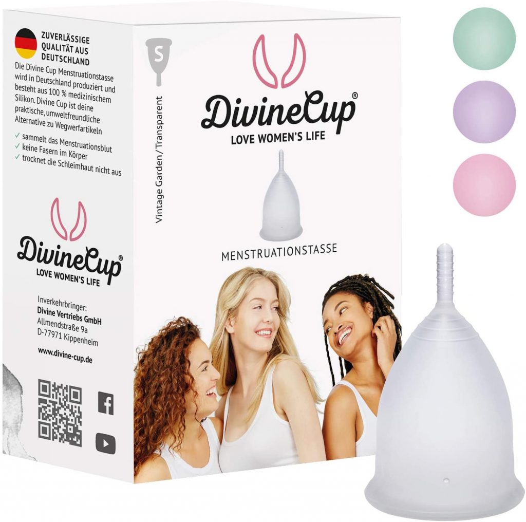 DIVINE CUP copa menstrual transparente