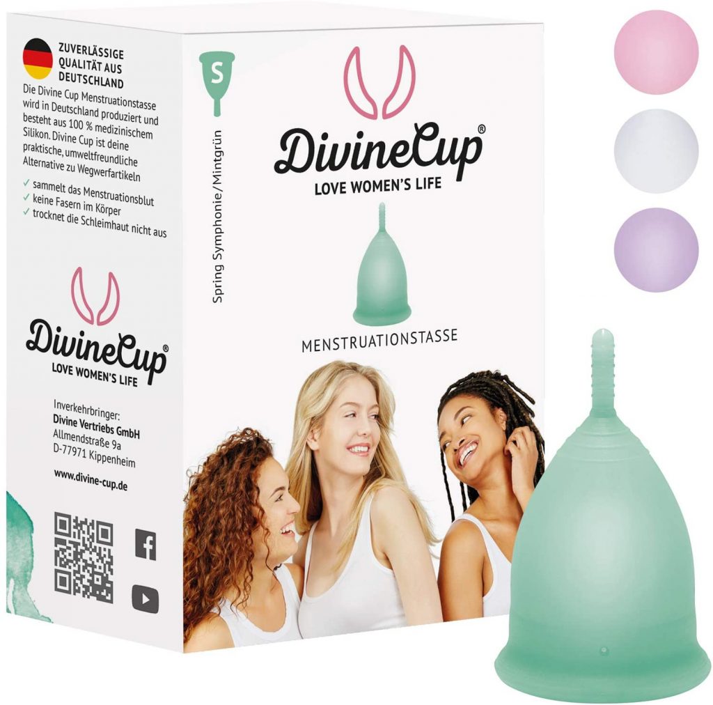 DIVINE CUP copa menstrual verde menta